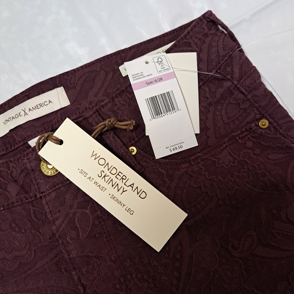 Vintage America Wonderland Skinny Jean - Picture 5 of 12